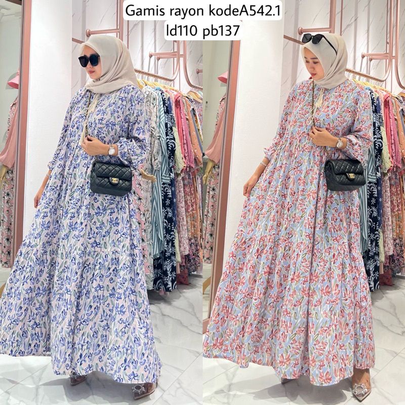 Gamis Rayon Terbaru / Gamis Rubiah Terbaru / Gamis Crinkle Terbaru / Gamis Jumbo Terbaru / Midi Dres