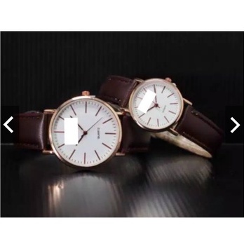 COD BAYAR DITEMPAT JAM TANGAN PRIA/WANITA DW CLASSIC KULIT CASE ROSE WHITE-1