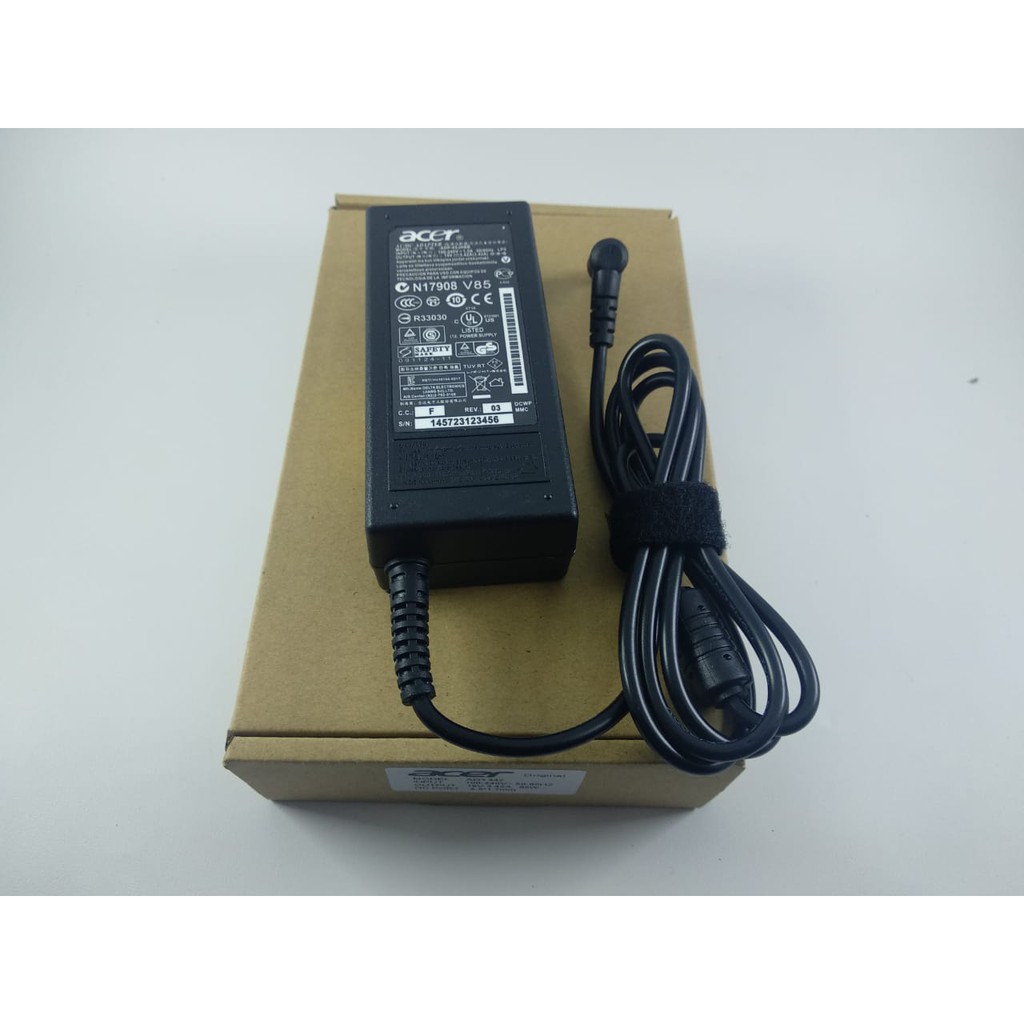 ACER ASLI ORI GARANSI SEUMUR HIDUP CAS AN CASAN Original Charger Adaptor Notebook Laptop 19v 3.42A K