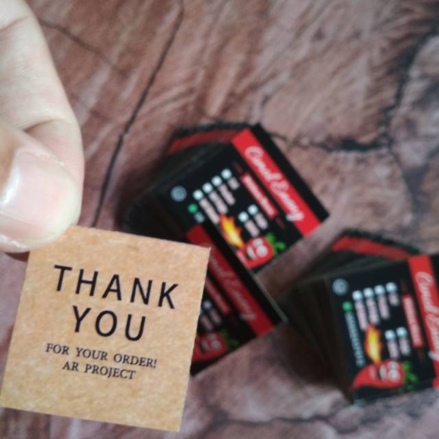 

Thanks Card KUT kartu souvenir