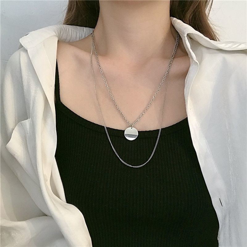 Pasangan Kalung fashion pria hip hop In Internet selebriti keren sweater chain Panjang Tahun Baru ho