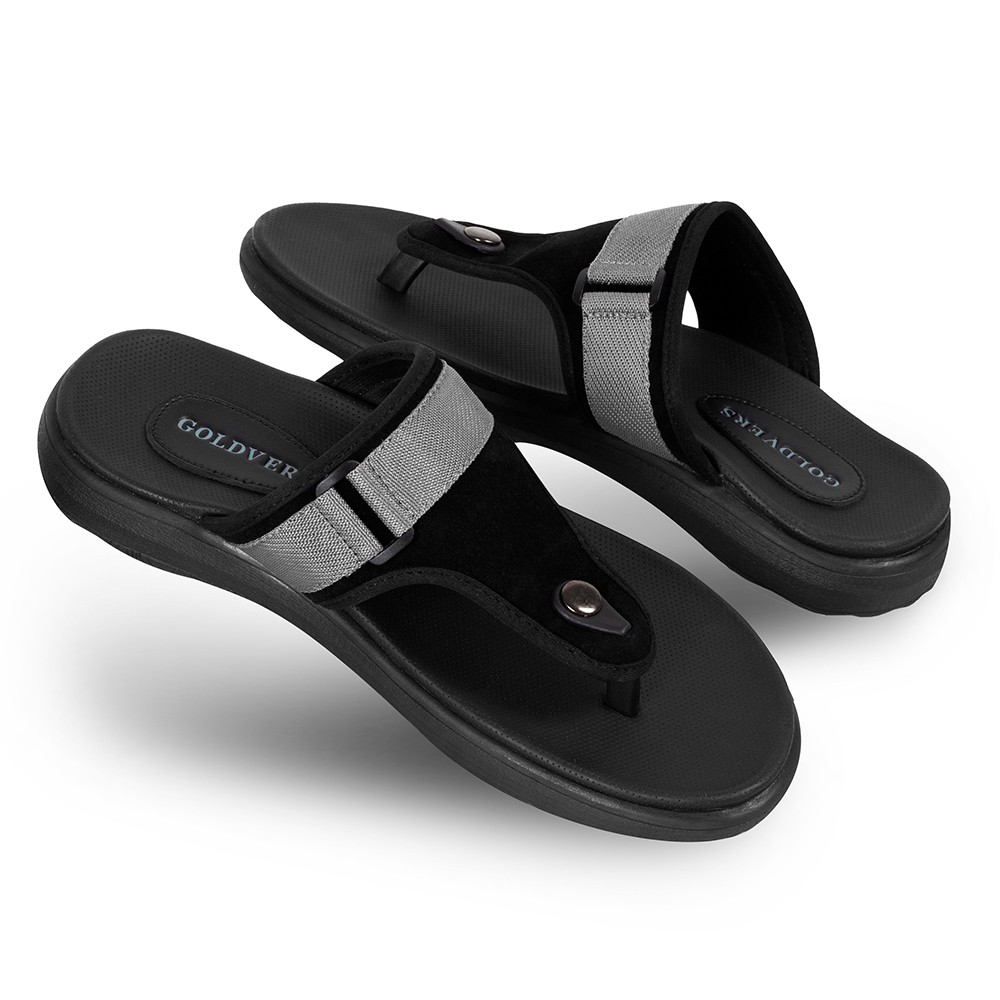 Sandal Pria Original Goldvers Kualitas Premium Import Sendal Santai Kasual Unisex Terbaru - Goldies