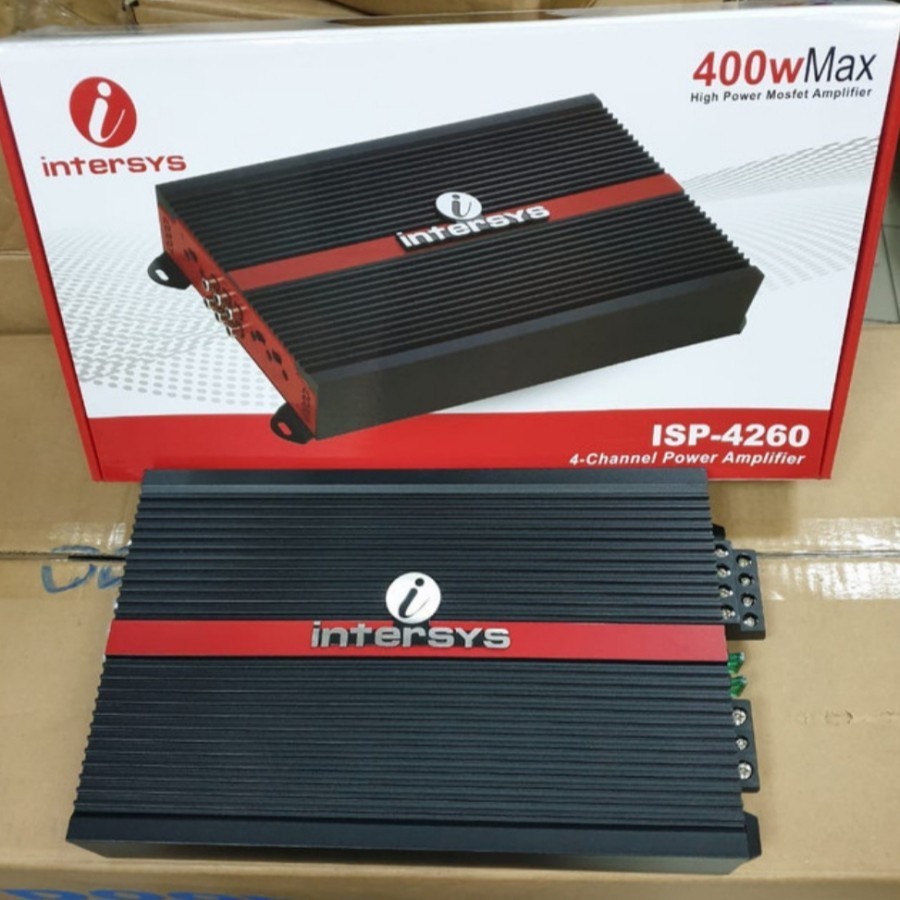 Intersys Power Amplifier 4 Channel ISP-4260 Mobil Universal