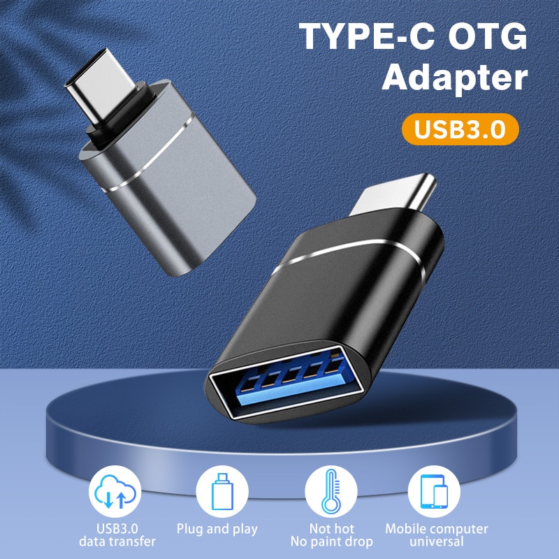 Type C To USB 3.0 OTG Adapter USB-C Male To USB Female Converter for Macbook Samsung Laptop Connector