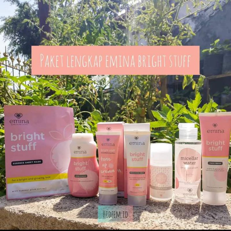 PAKET LENGKAP EMINA BRIGHT STUFF