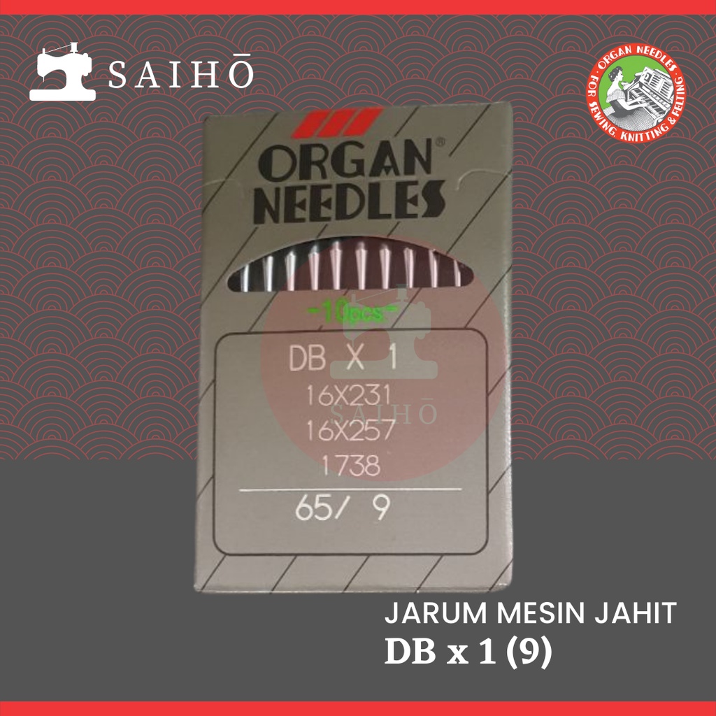 ORGAN Needles DBx1 / DB x 1 - Jarum Mesin Jahit