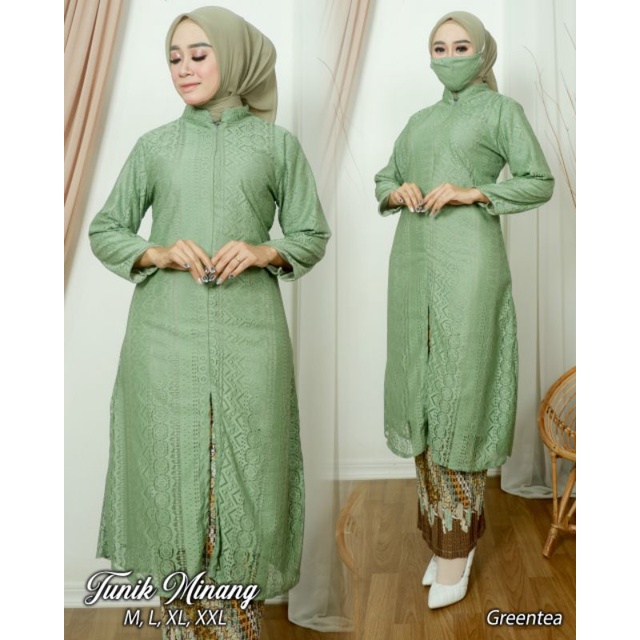 TUNIK MINANG // BAHAN BRUKAT MALIKA NON GLITER // By Lefi Choto