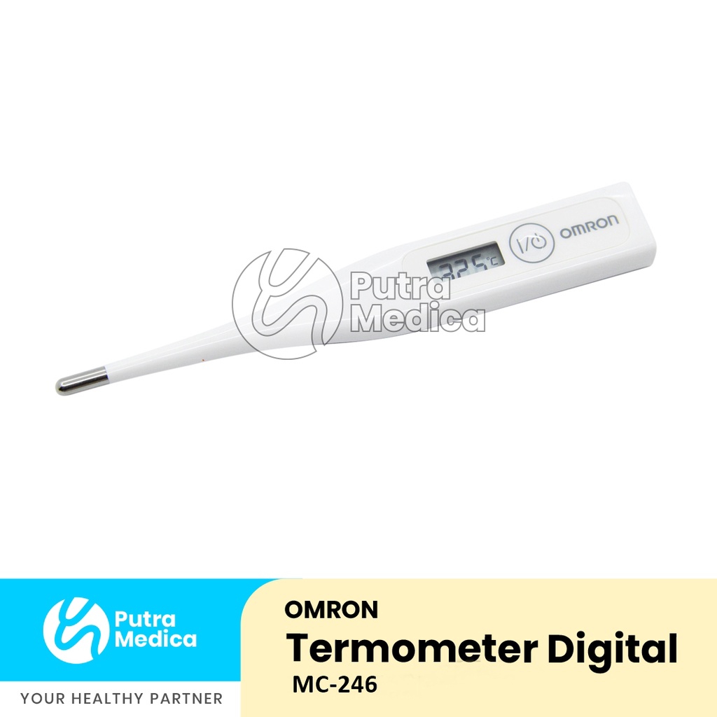 Omron Termometer Digital MC-246 Ujung Kaku / Temp / Alat Ukur Suhu Tubuh