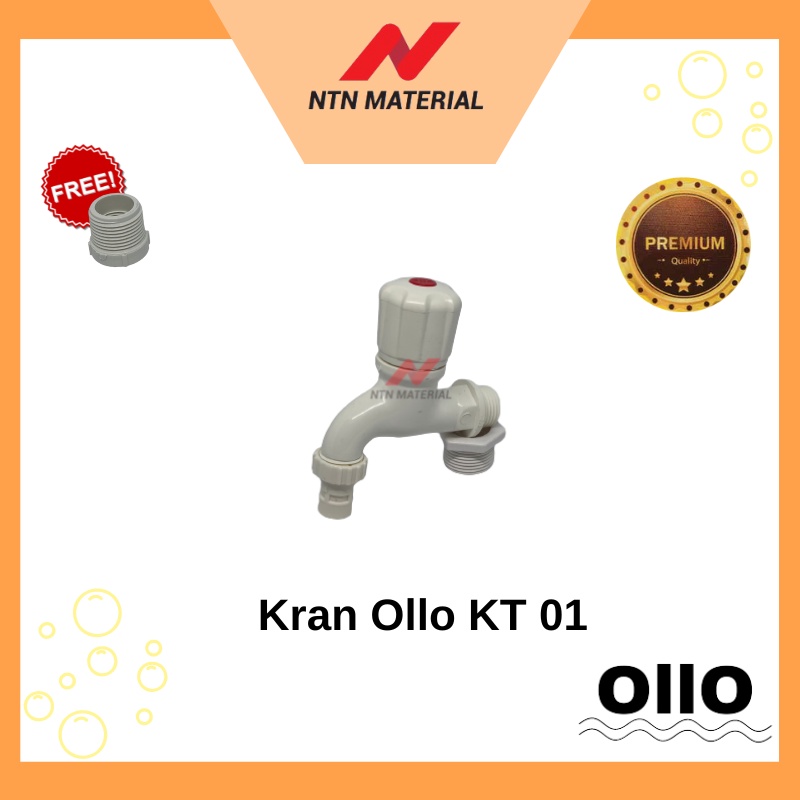 Kran Air Murah/Kran Bebek/Keran Tembok/Kran Taman/Plastik uk 1/2" PVC