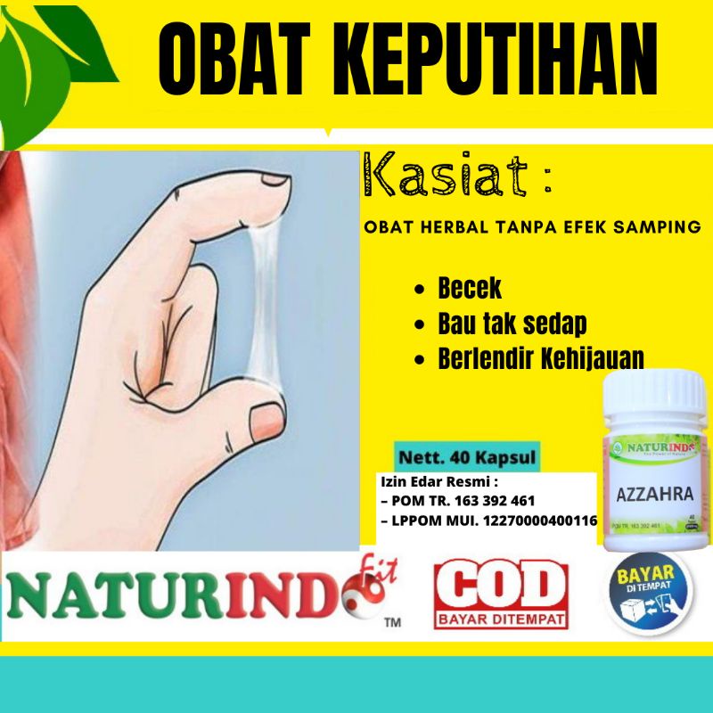 Obat Herbal Kewanitaan Bau Tak Sedap Keputihan Berlendir Becek