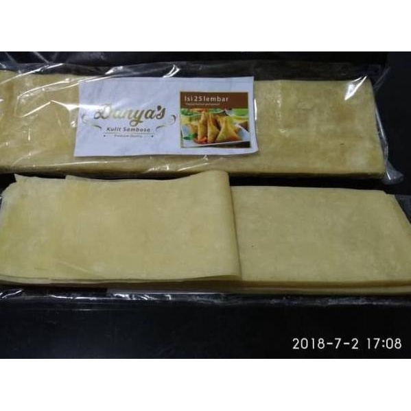 

kfg KULIT SAMBOSA / SAMOSA BESAR 32 CM X 8.8 CM (ISI 25 LEMBAR) Best Quality