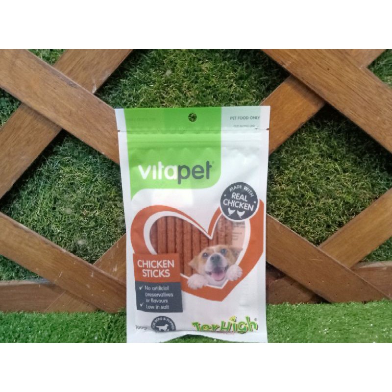 Jerhigh Vitapet 100gr / Snack Anjing Jerhigh / milky/BBQ/chicken/Bacon