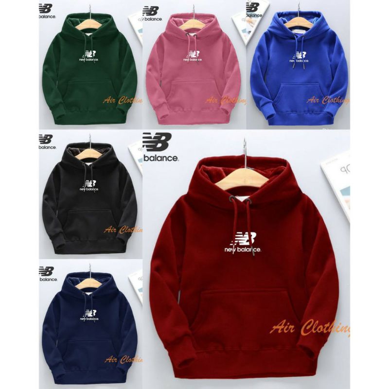 jaket sweater hoodie anak laki laki perempuan keren kekinian trendy NB new balance original terbaru 
