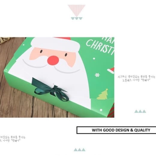 

KOTAK SOUVENIR TEMA NATAL, KOTAK BOX KADO MOTIF NATAL SANTA RUDOLF