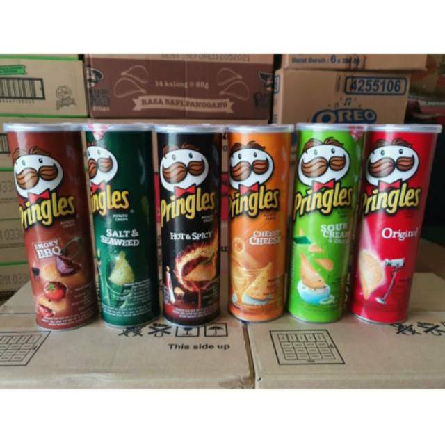 

pringles potato original 107gr/potato cheese 107g