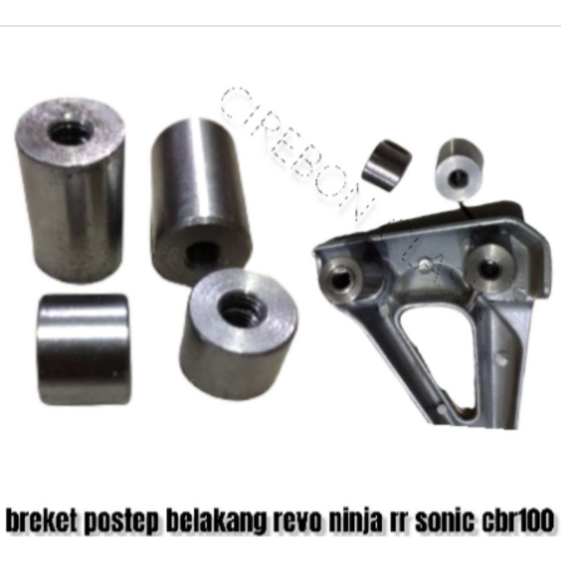 pangkon dudukan breket postep step belakang revo ninja rr sonic cbr100