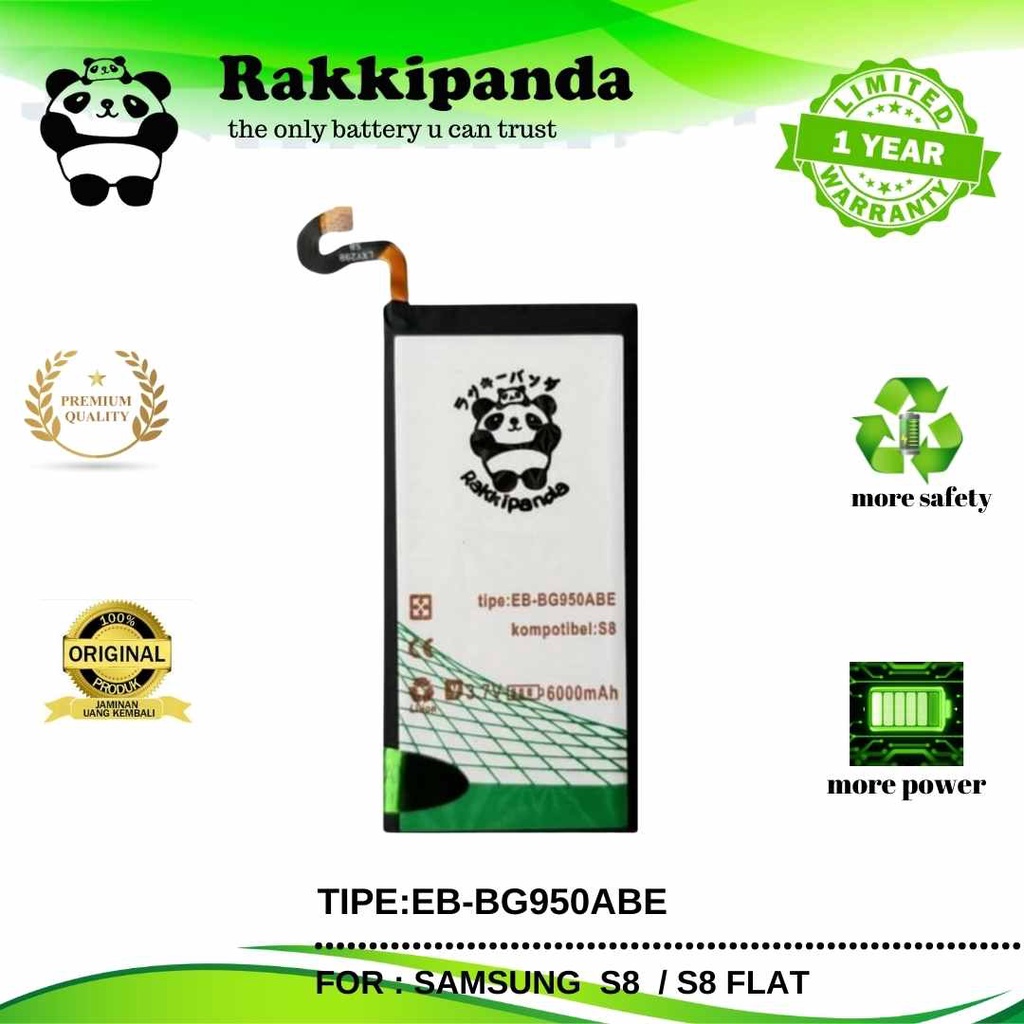 R/K- RakkiPanda - EB-BG950ABE G950 Samsung S8 / S8 Flat Batre Batrai Baterai