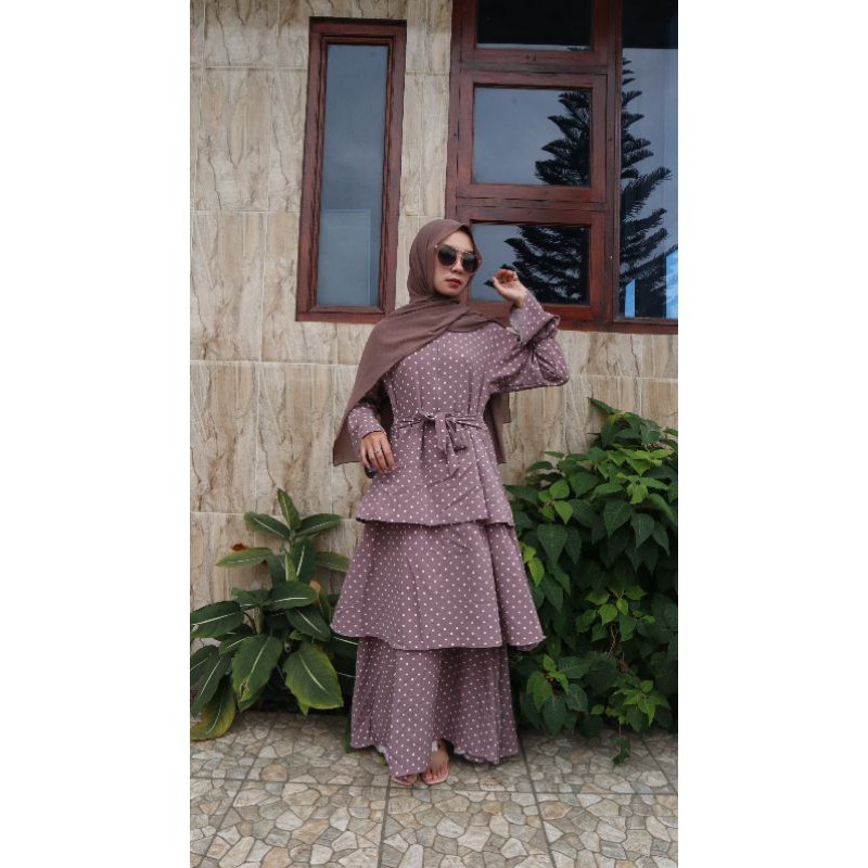 CINDERELLA DRESS POLKA
