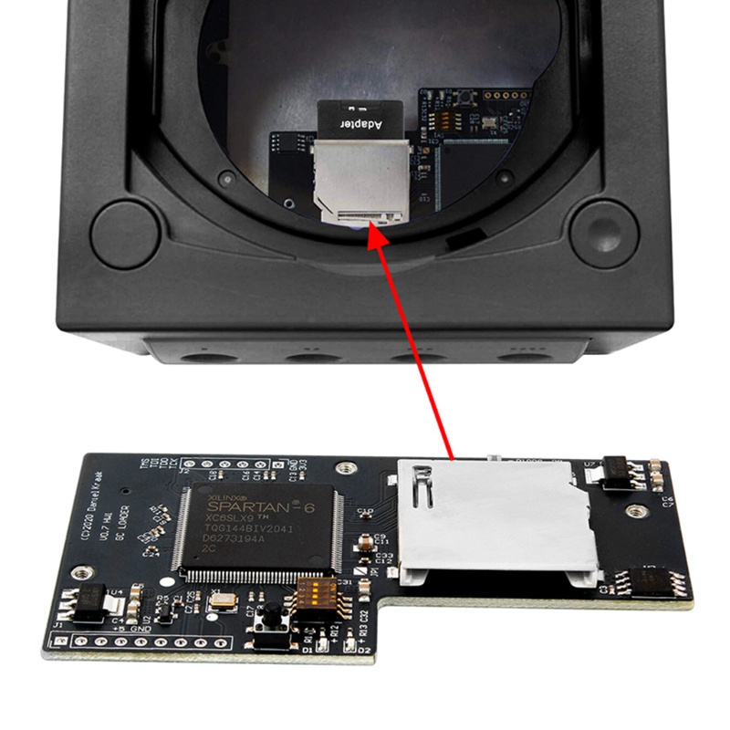 Btsg For GC Loader Lite SD2SP2 Adapter TF Card Reader Untuk NGC Untuk Game-Cube Drive