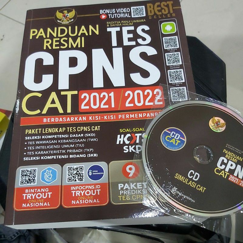 PROMOSI BUKU PANDUAN RESMI TES CPNS CAT 2021 2022 BERDASARKAN KISI KISI PERMENPANRB BEST SELLER