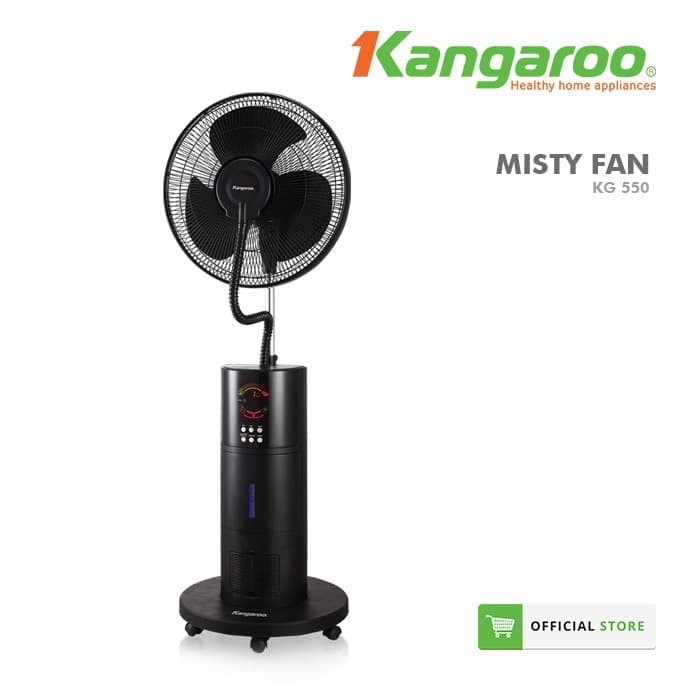 ELEKTRONIK ALAT PENDINGIN RUANGAN KIPAS ANGIN MISTY FAN KANGAROO KG 550-HEMAT LISTRIK HINGGA 30%