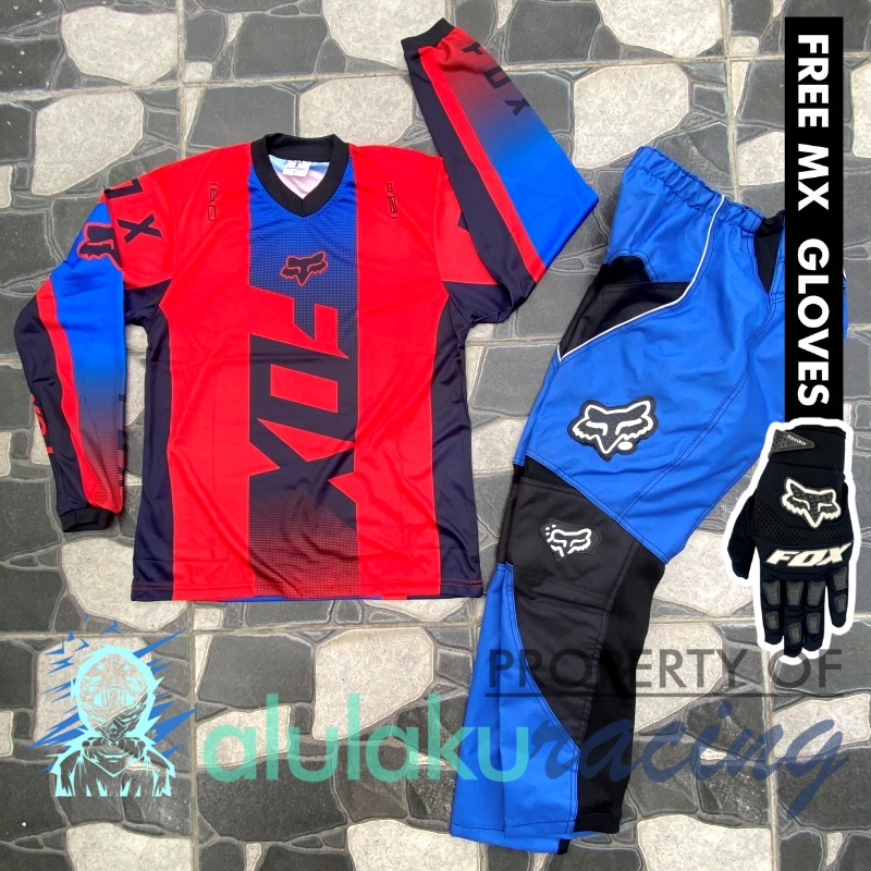 Jersey &amp; Celana MX Trail Motocross - Paket Bundling FOCT0507-F41