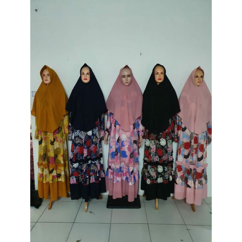 set syar'i gamis misbiee / set syar'i gamis murah / set syar'i gamis daily/ set syar'i gamis + hijab