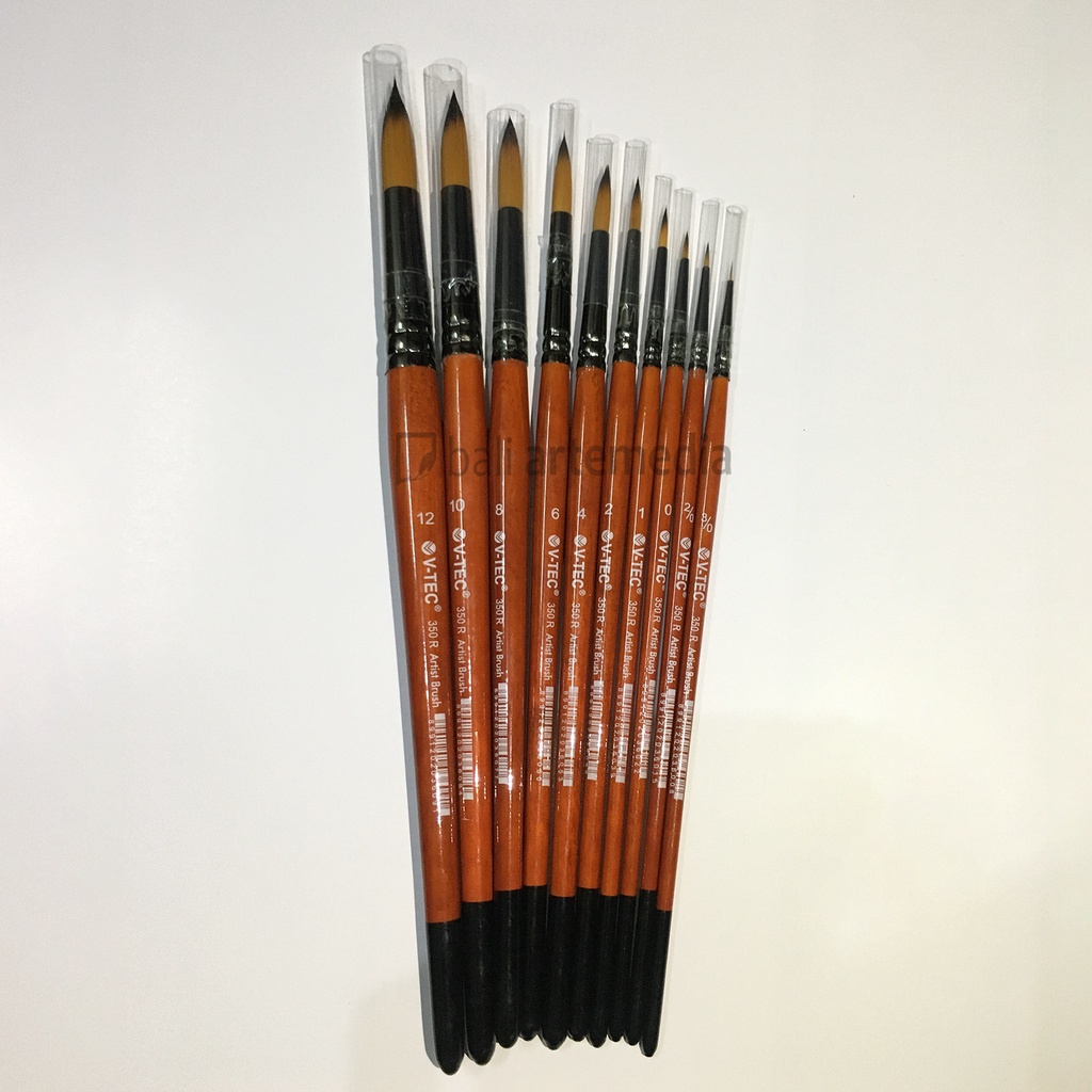 

V-TEC - Artist Brush Round 350R / Kuas Lukis