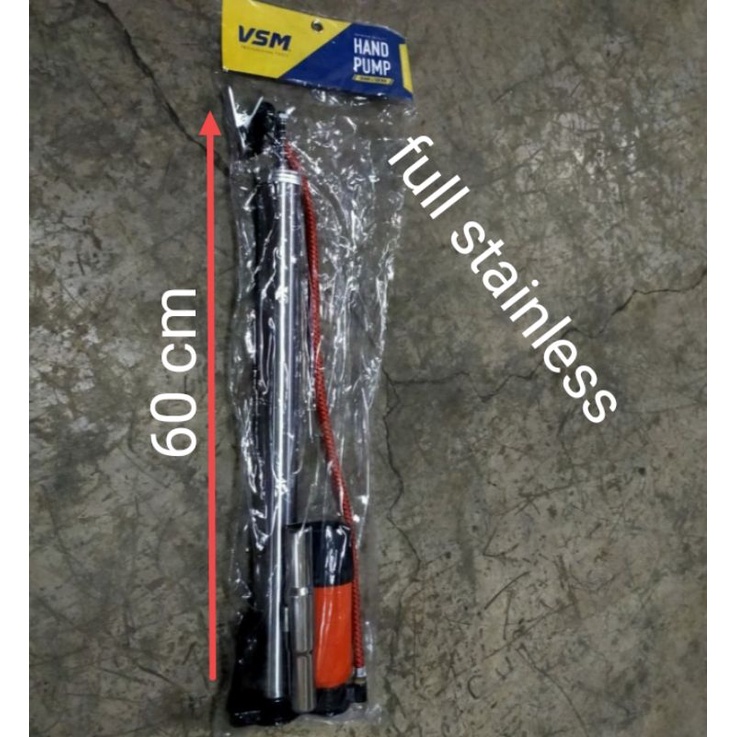 pompa angin ban sepeda motor mobil / pompa stainless / pompa angin manual