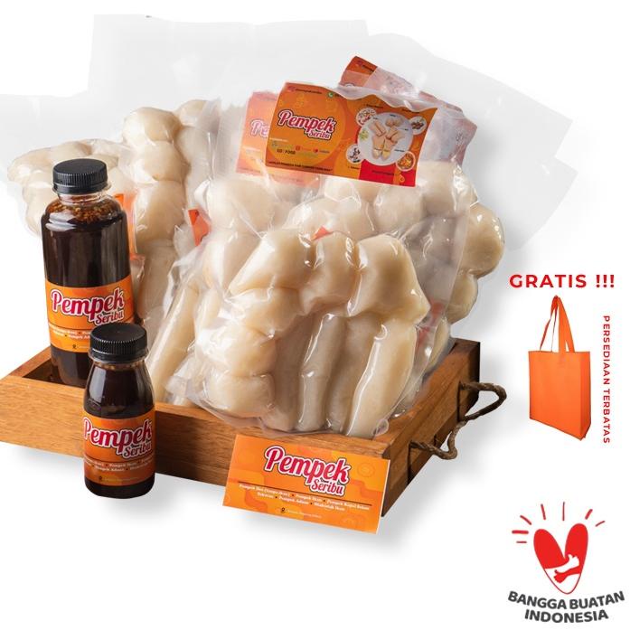 

GROSIR TOTE BAG Pempek Palembang Pempek Dos isi 40 mix
