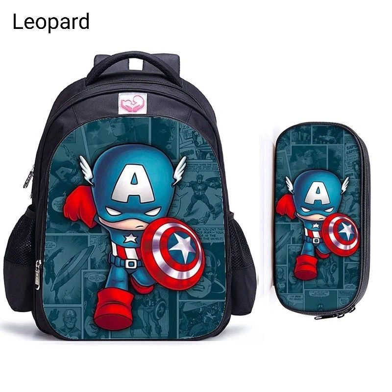 Rasta_Bags17 Tas Sekolah Anak TK - SD Tas Karakter Avenger Captain America  - Tas Anak Laki-Laki