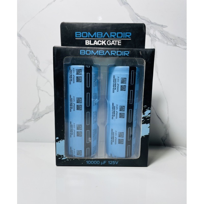 Elco Bombardir 10000uf 125v Bell BGR Blackgate Kapasitor 10000 uf 125 Volt Biru