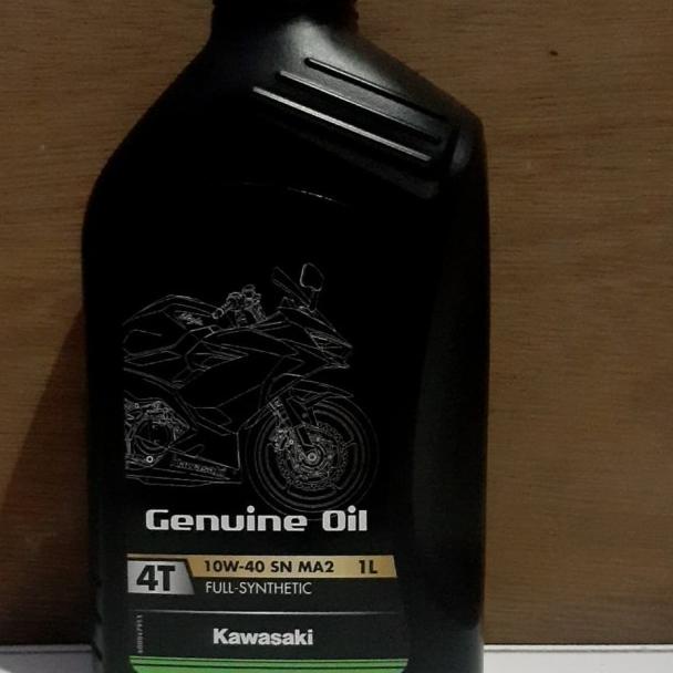 ☑ Oli Mesin Motor 4T Kawasaki Full Synthetic 10W-40 ℗