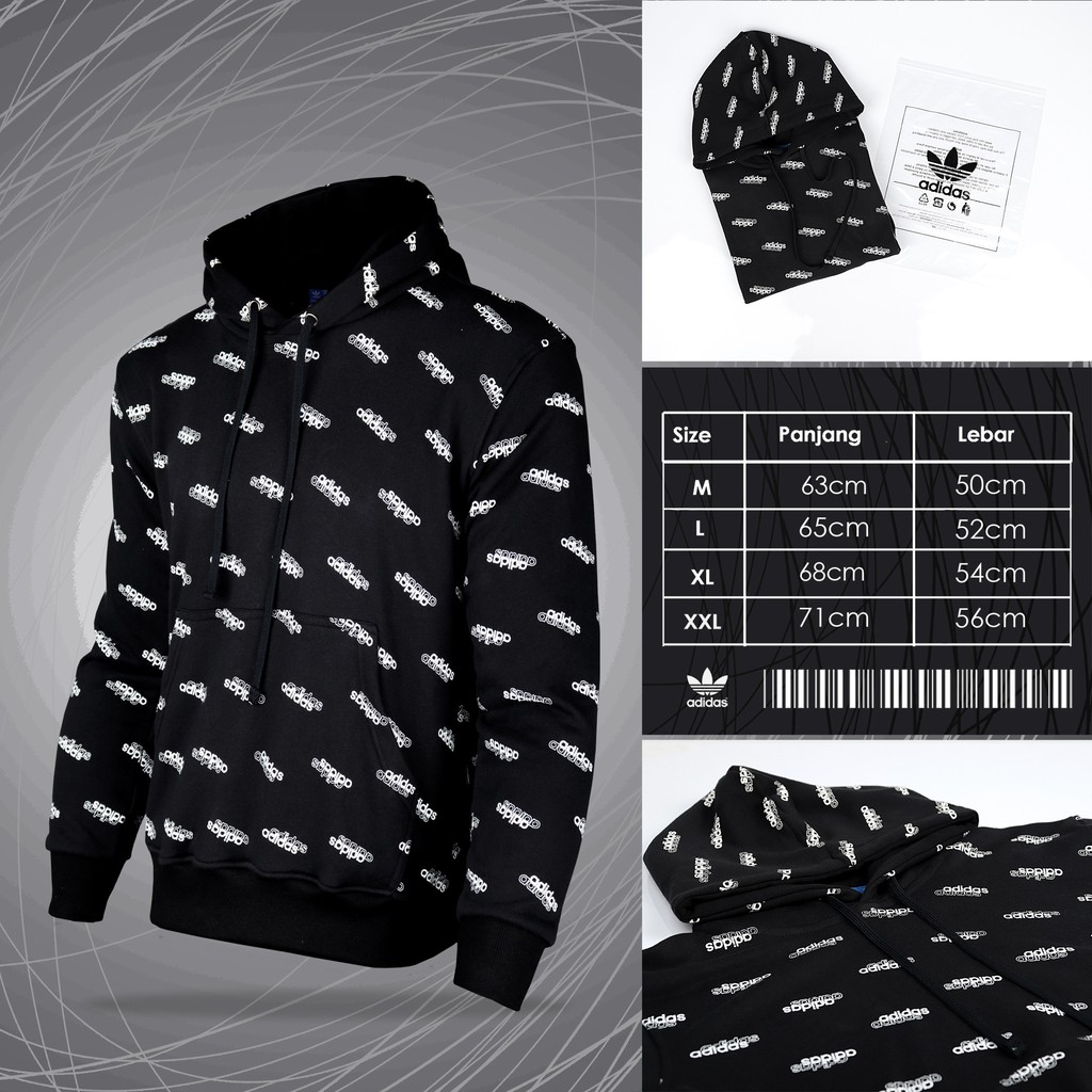 JUMPER HOODIE ADIDAS ALPHA FULL PRINT