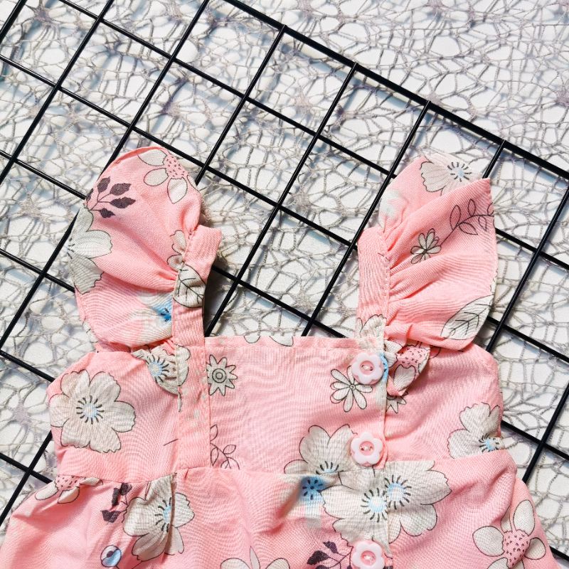 Gladys Pink Dress Anak Bayi Newborn Aqiqah Akikah Newborn-1