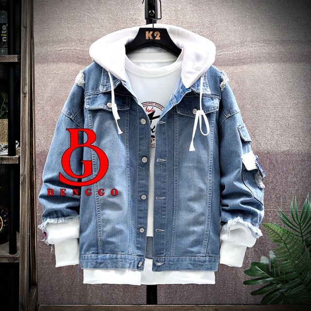 BENGGO.ID | Jaket Jeans Oversize / Jaket Jeans Oversize Pria / Jaket Jeans Oversize Wanita / Jaket J