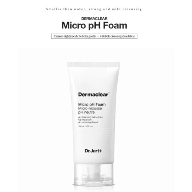 Jual Dr.Jart + Dermaclear Micro pH Foam 120ml | Shopee Indonesia
