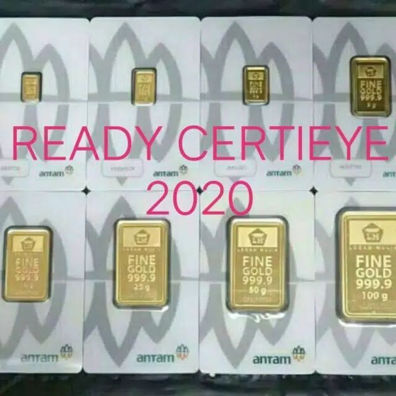 Emas antam 3 gram logam mulia antam certieye 2020