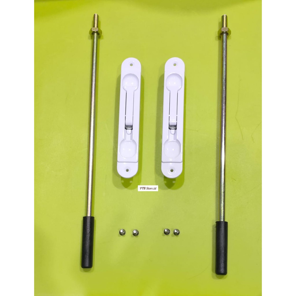 FLUSH BOLT SLOT PINTU GRENDEL TANAM ALUMINIUM