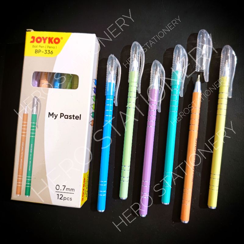 

Pen bolpen joyko my pastel 0.7 mm . 12 unit