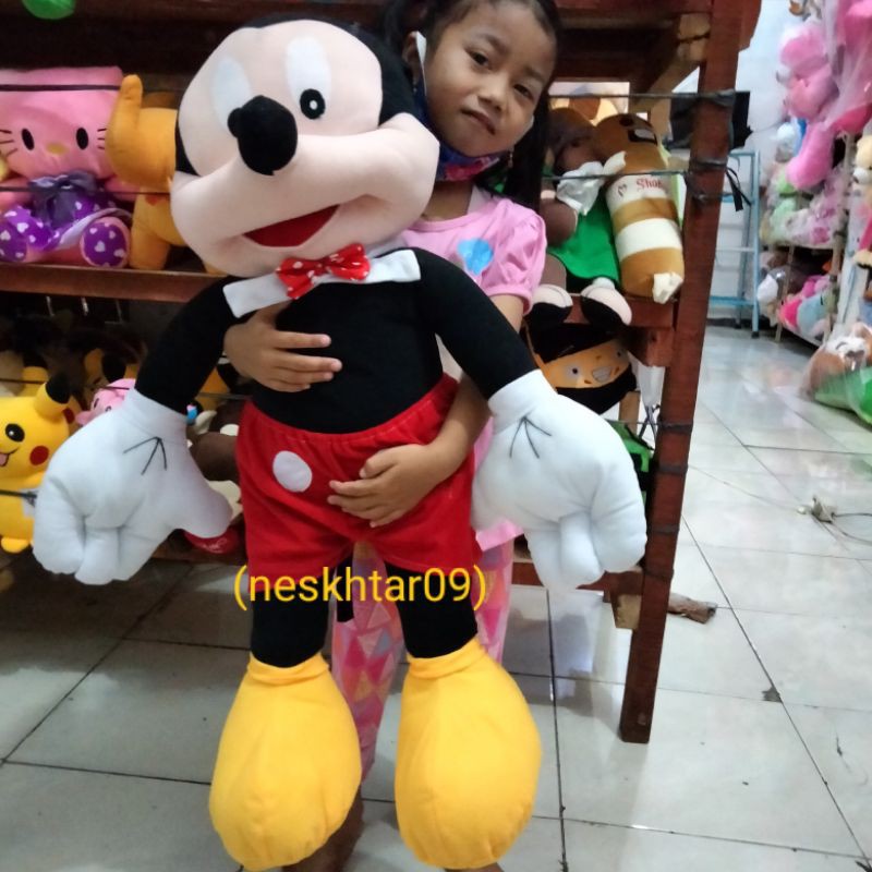 BONEKA LUCU  MICKEY MOUSE  JUMBO dan XL,boneka anak perempuan,boneka lucu,boneka murah