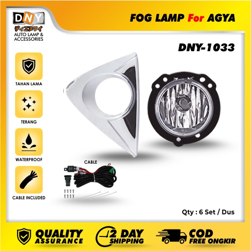 Fog Lamp DNY Agya Complete