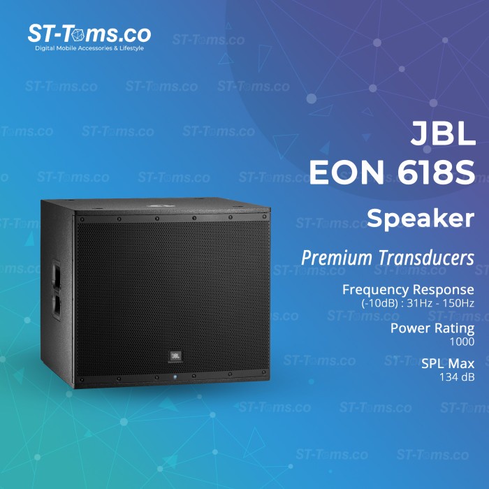 JBL EON618S / EON 618S / EON 618 S 18" Self-Powered Subwoofer
