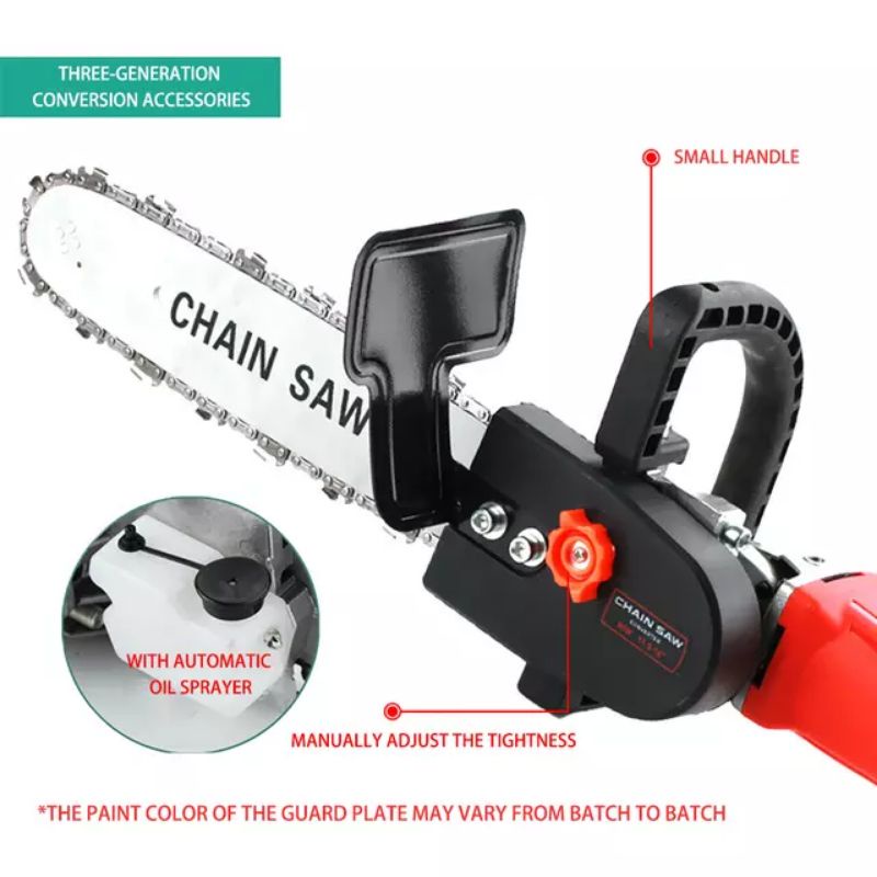 ART Adaptor Chain Saw 11,5 Inch Dudukan Mesin Gerinda Listrik Tangan 4 Inch Stand Chainsaw 11,5&quot; Gergaji Kayu