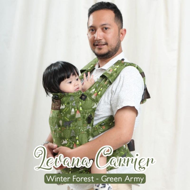 Cuddle Me LEVANA Carrier Gendongan Depan Hipseat SSC M Shape Cuddleme FREE Mainan Bayi