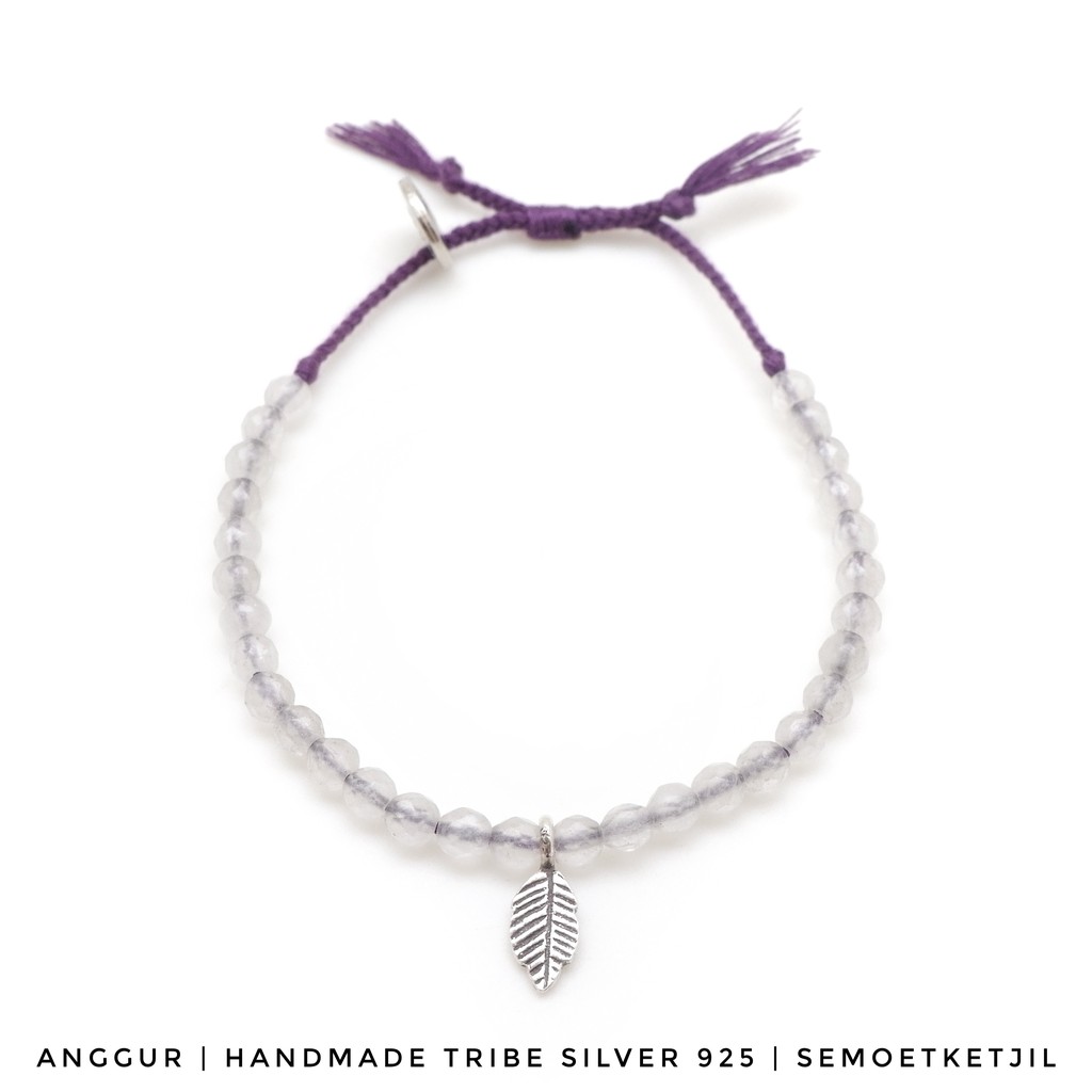 

Semoet Ketjil Gelang Anggur Perak Agate