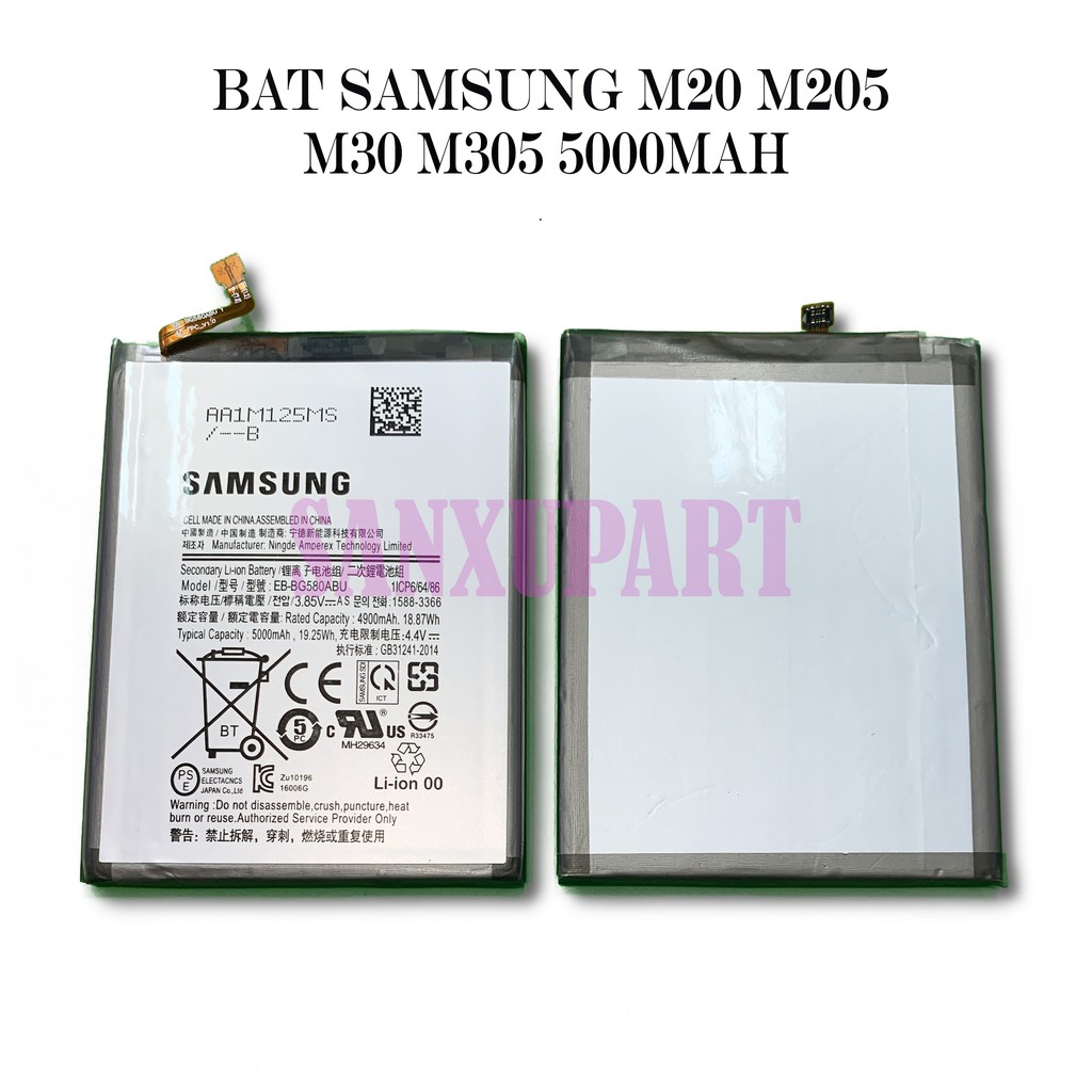 BAT BATRE BATERAI SAMSUNG BATERE SAMSUNG M20 M30 M205 M305 2019 ORIGINAL