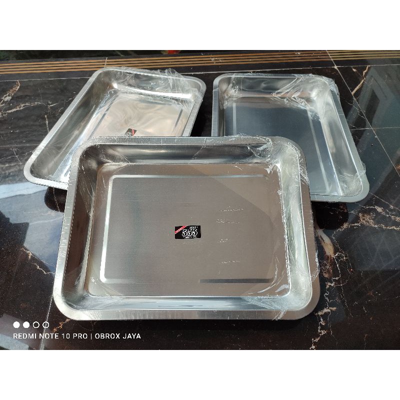Nampan Stainless/Nampan Besi/Nampan Kotak Stainless