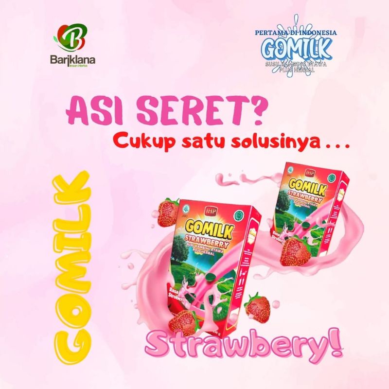 

Gomilk susu kambing etawa plus herbal ASI booster