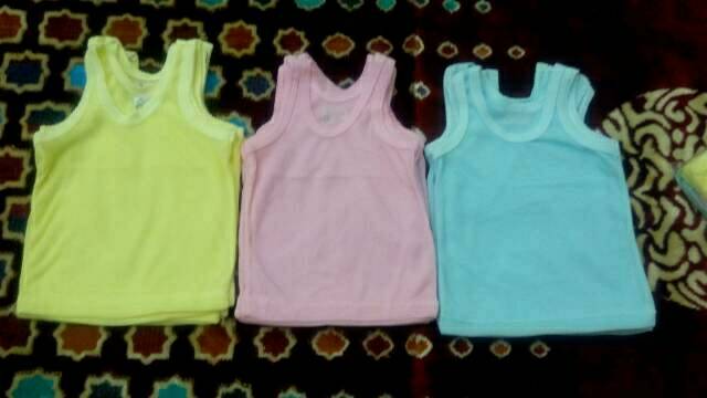 Kaos singlet bayi ukuran S, M, L ,XL, 3L